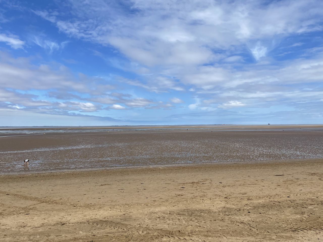 SCENIC VIEW OF SANDY BEACH AGAINST SKY