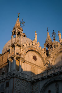 Church on the sunny day in venice, italy.