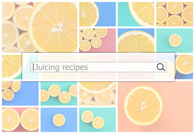 Digital composite image of fruits