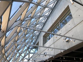 Low angle view of modern building