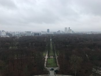 Panoramic view of city against sky