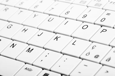 Close-up of computer keyboard