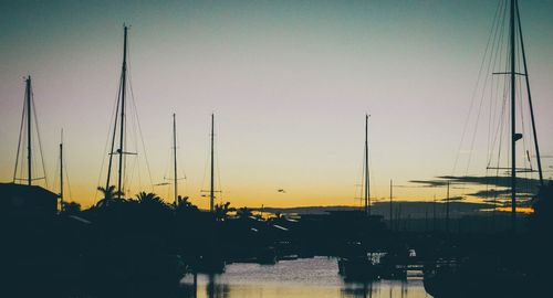 Scenic view of dramatic sky during sunset