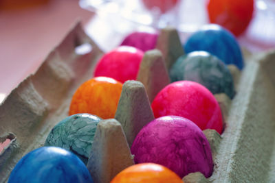 Close-up of multi colored candies