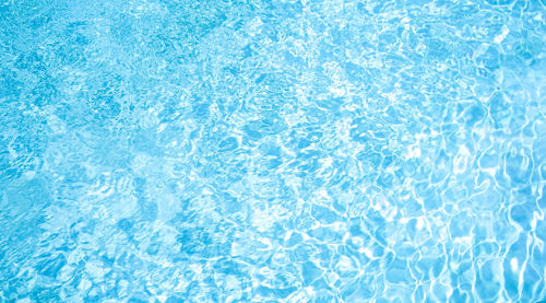 Full frame shot of water in swimming pool