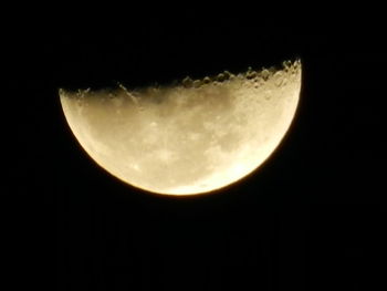 Scenic view of moon at night