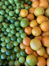 Full frame shot of fruits in market