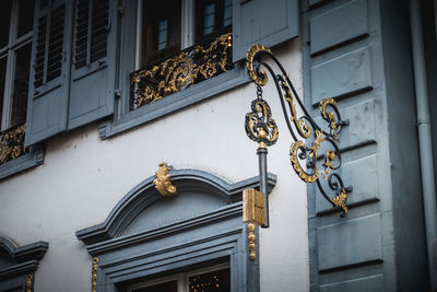 Low angle view of ornate building