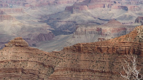 View of rock formations