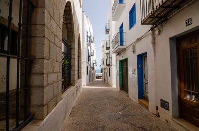 Street amidst buildings in city