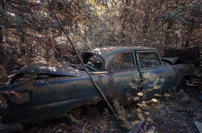 Abandoned car