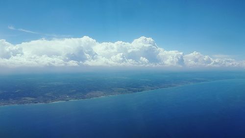 Aerial view of landscape