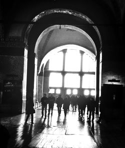 View of people in shopping mall