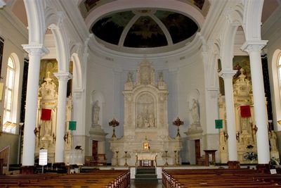 Facade of church