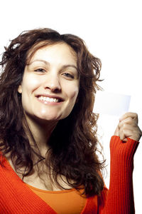Portrait of a smiling young woman