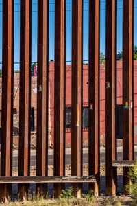 Panoramic shot of built structure