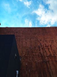 Low angle view of building against sky