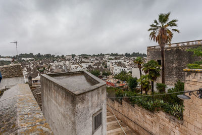 View of townscape against sky