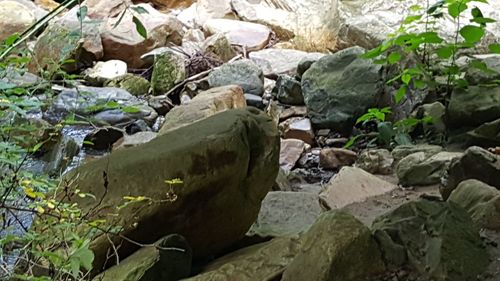 Close up of rocks