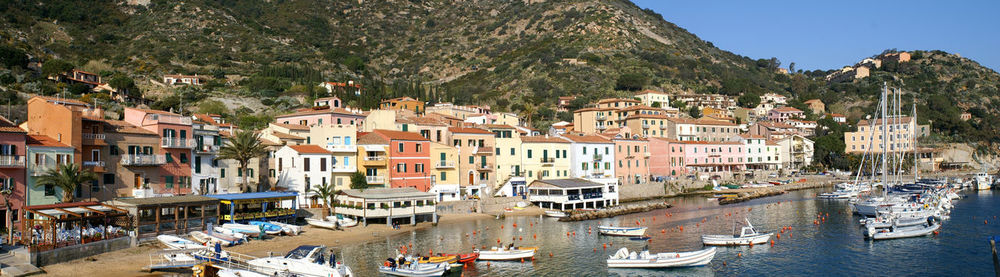 Aerial view of town