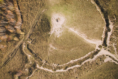 Aerial view of rural landscape