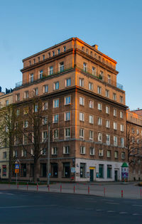 Exterior of building against sky in city