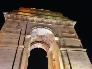 Low angle view of historical building