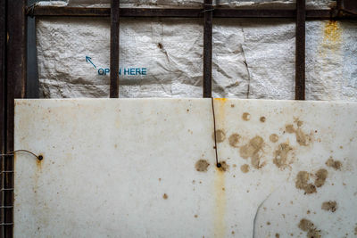 Full frame shot of weathered wall