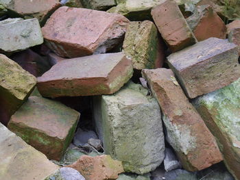 Full frame shot of stones