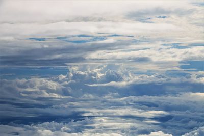 Low angle view of clouds in sky