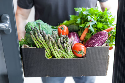 Vegetables on cutting board