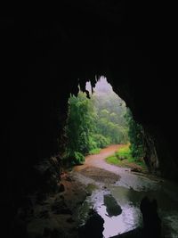 Scenic view of cave