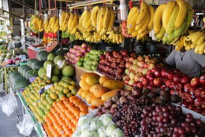 Various fruits for sale at market