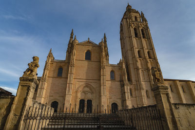 Low angle view of cathedral against sky