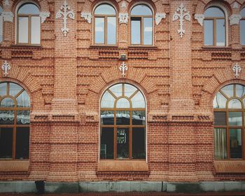 Facade of historic building