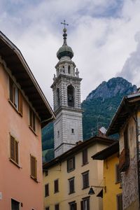 Low angle view of buildings against sky