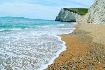 Scenic view of beach