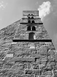 Low angle view of building against sky