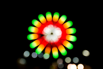 Close-up of multi colored lights