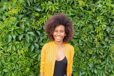 Portrait of a smiling young woman