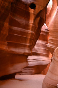 Rock formations antelope canyon usa