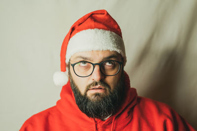 Portrait of man wearing hat