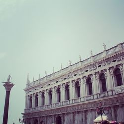 Low angle view of historical building against sky