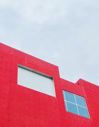 Low angle view of building against sky