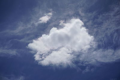 Low angle view of clouds in sky