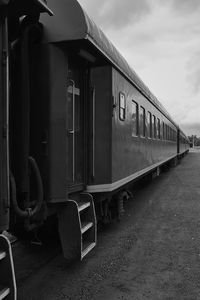 Train at railroad station