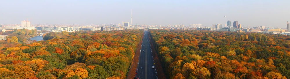 View of buildings in city