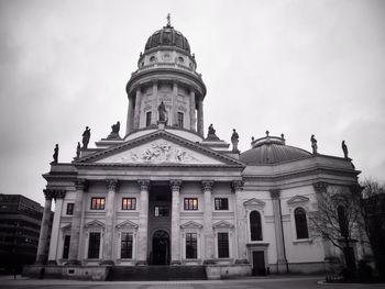 Low angle view of historical building