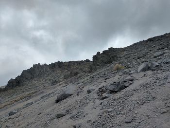 Scenic view of rocky mountains against sky