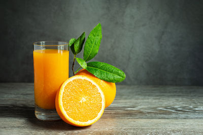 Orange fruit on table